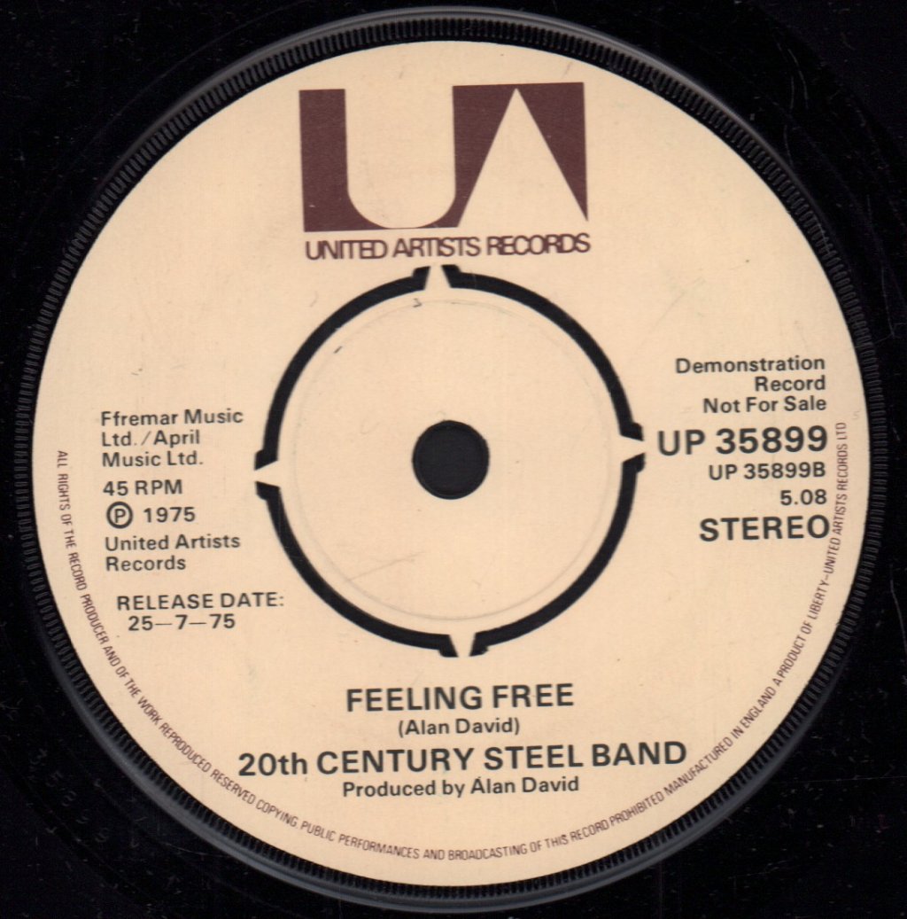 20Th Century Steel Band - Endless Vibrations - 7 Inch