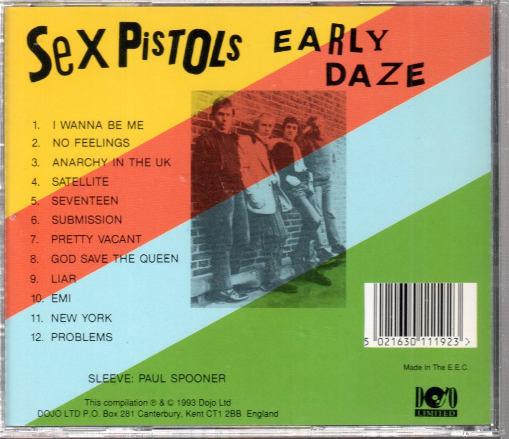 Sex Pistols - Early Daze - The Studio Collection - Cd