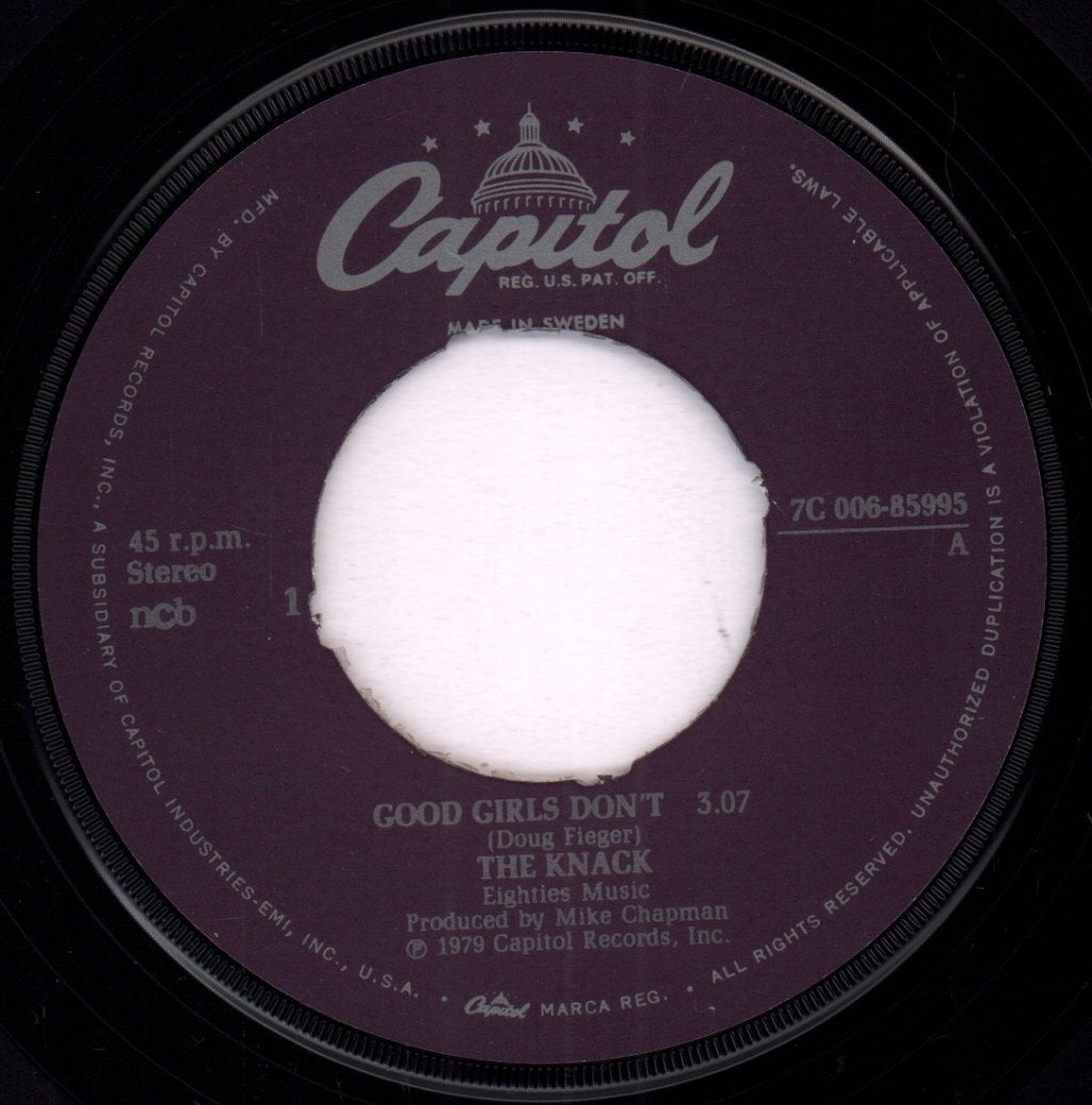 Knack - Good Girls Don't - 7 Inch