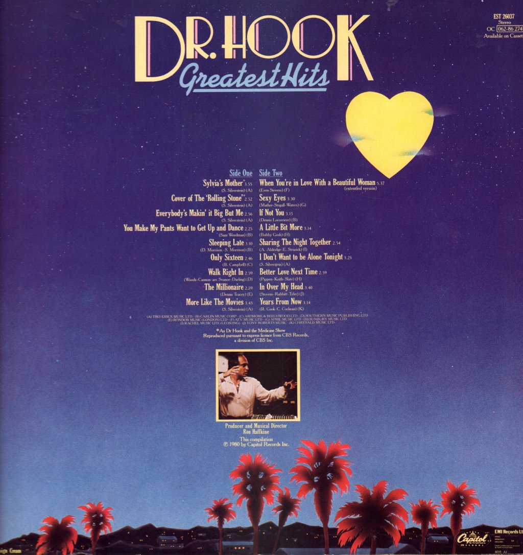Dr Hook - Greatest Hits - Lp