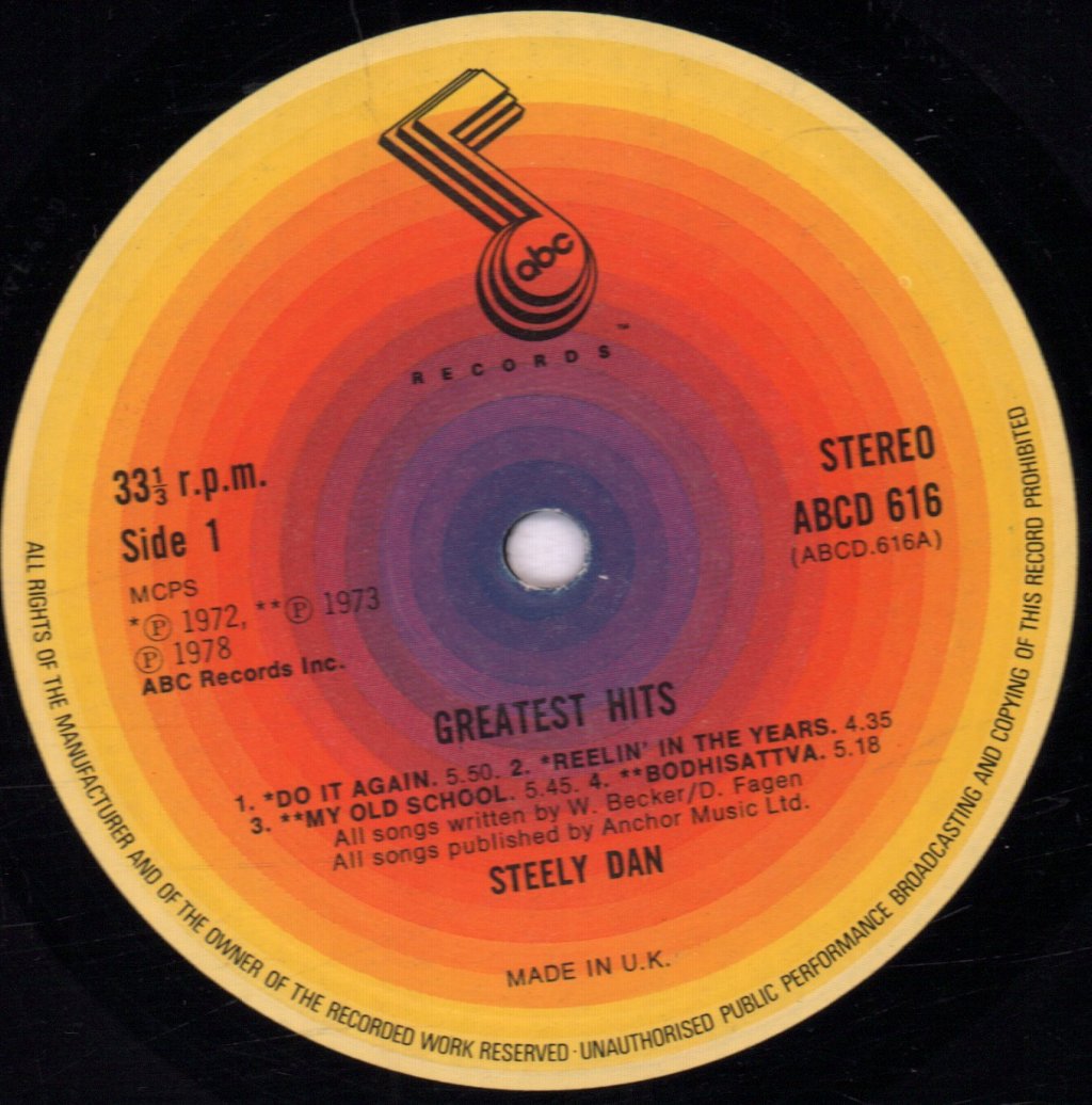 Steely Dan - Greatest Hits - Double Lp – Vinyl Tap