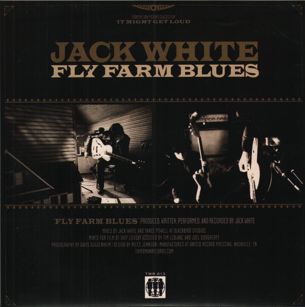 Jack White (2) - Fly Farm Blues - 7 Inch