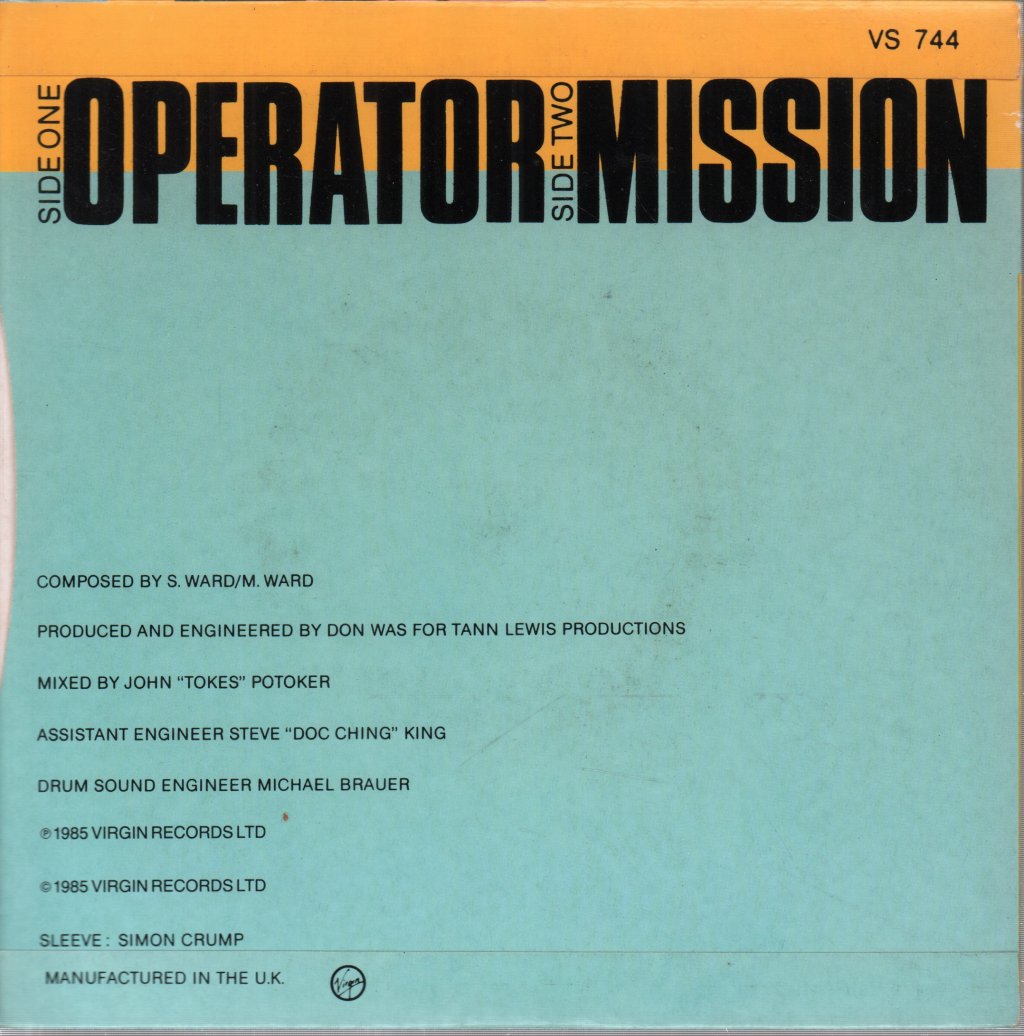 Floy Joy - Operator Operator - 7 Inch