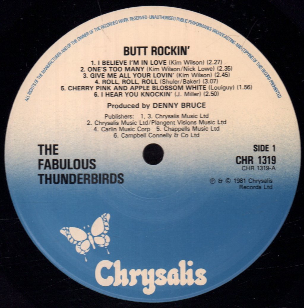 Fabulous Thunderbirds - Butt Rockin' - Lp