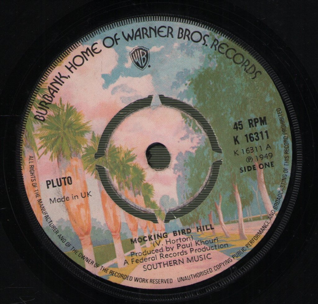 Pluto (Reggae) - Mocking Bird Hill - 7 Inch