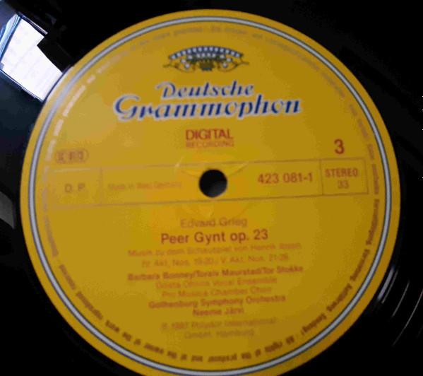 Neeme Jarvi - sigurd jorsalfar grieg Peer Gynt - Double Lp