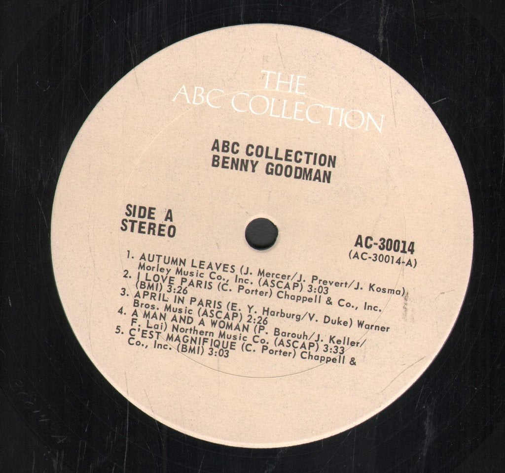 Benny Goodman And His Orchestra - ABC Collection - Lp