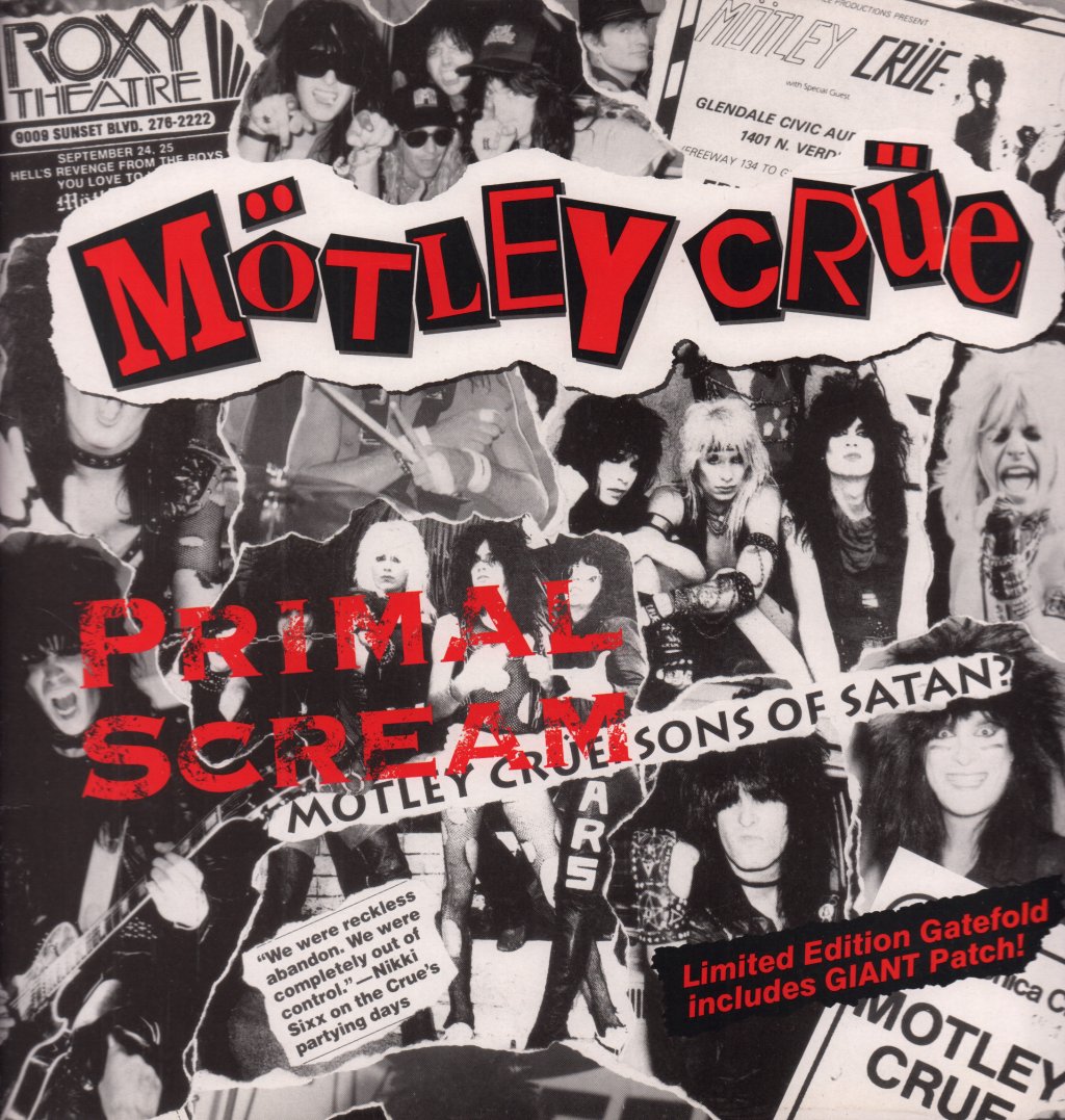 Motley Crue - Primal Scream - 12 Inch