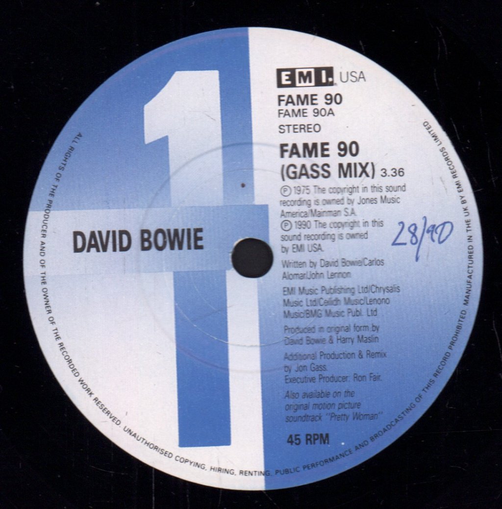 David Bowie - Fame 90 - 7 Inch