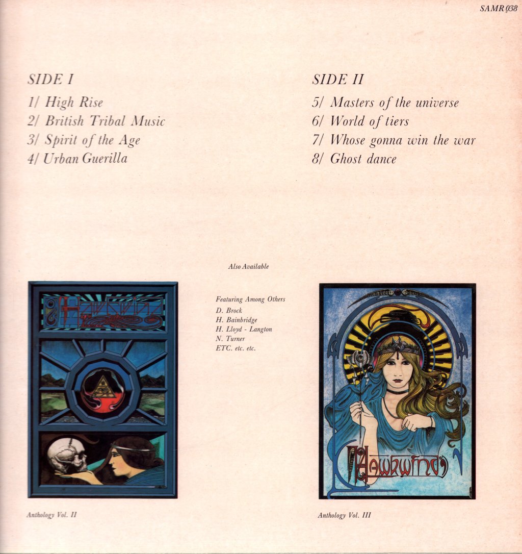 Hawkwind - Anthology Volume I - Lp