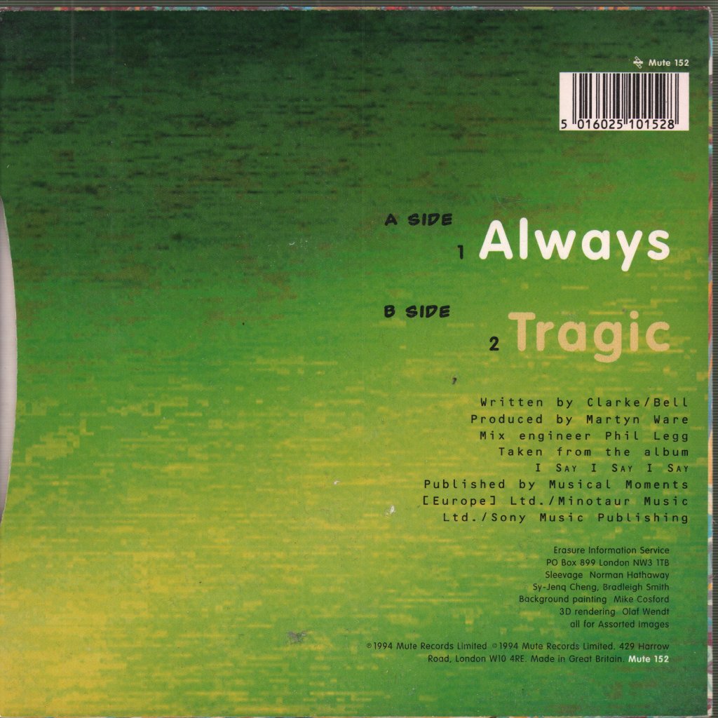 Erasure - Always - 7 Inch