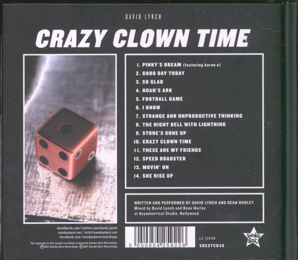 David Lynch - Crazy Clown Time - Cd