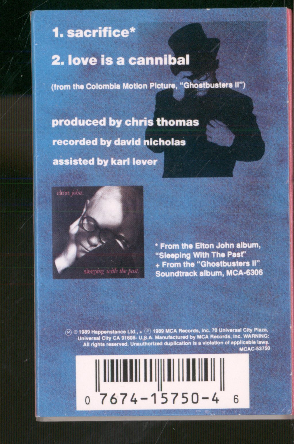 Elton John - Sacrifice - Cassette