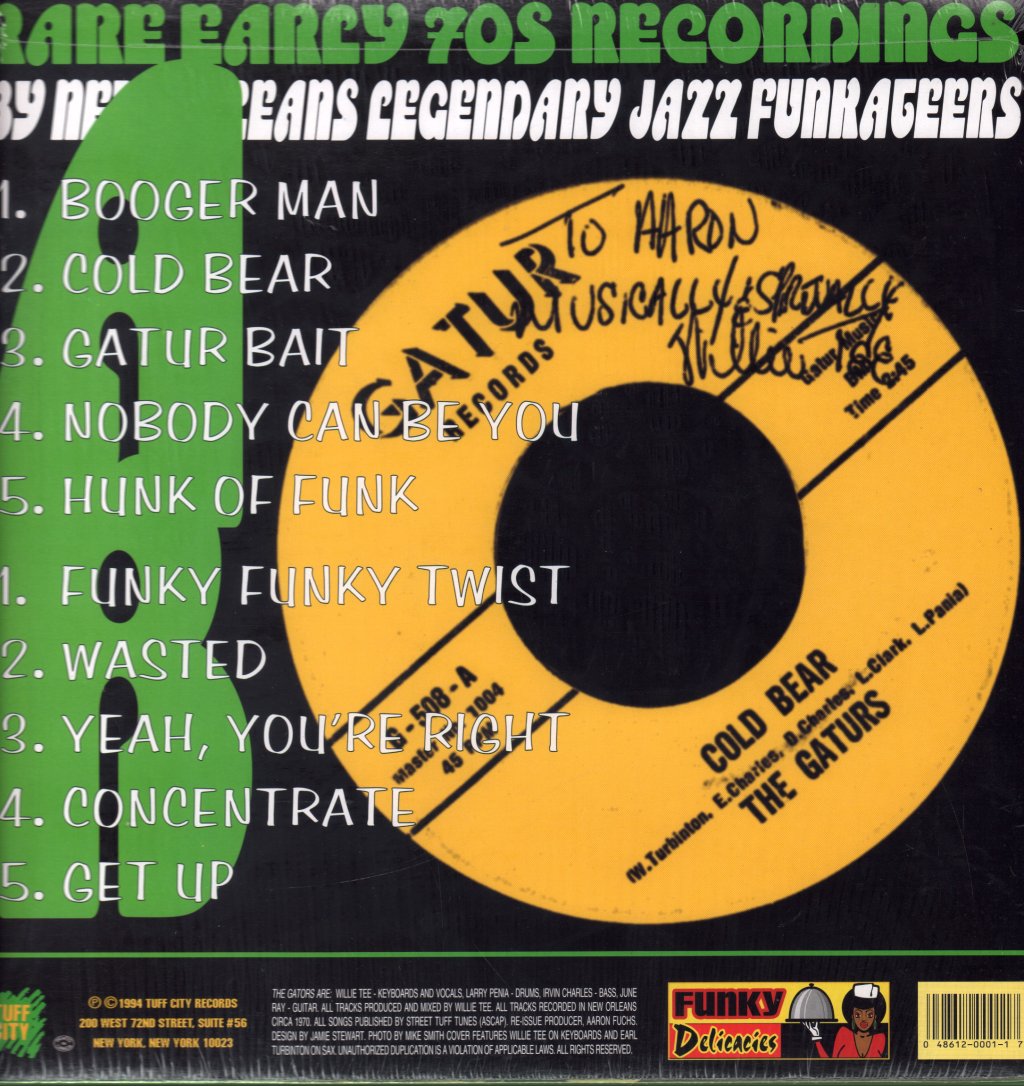Gaturs Featuring Willie Tee - Wasted - Lp