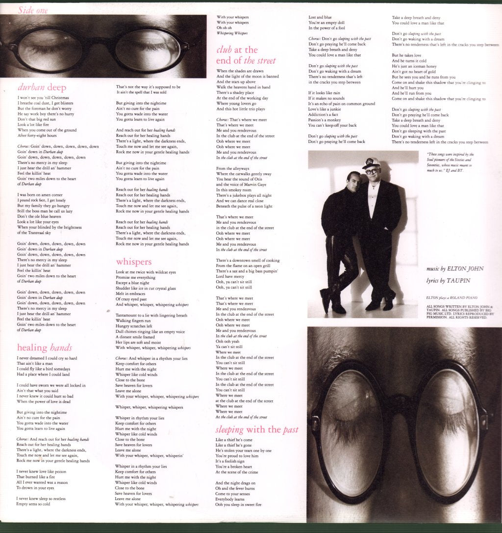 Elton John - Sleeping With The Past - Lp