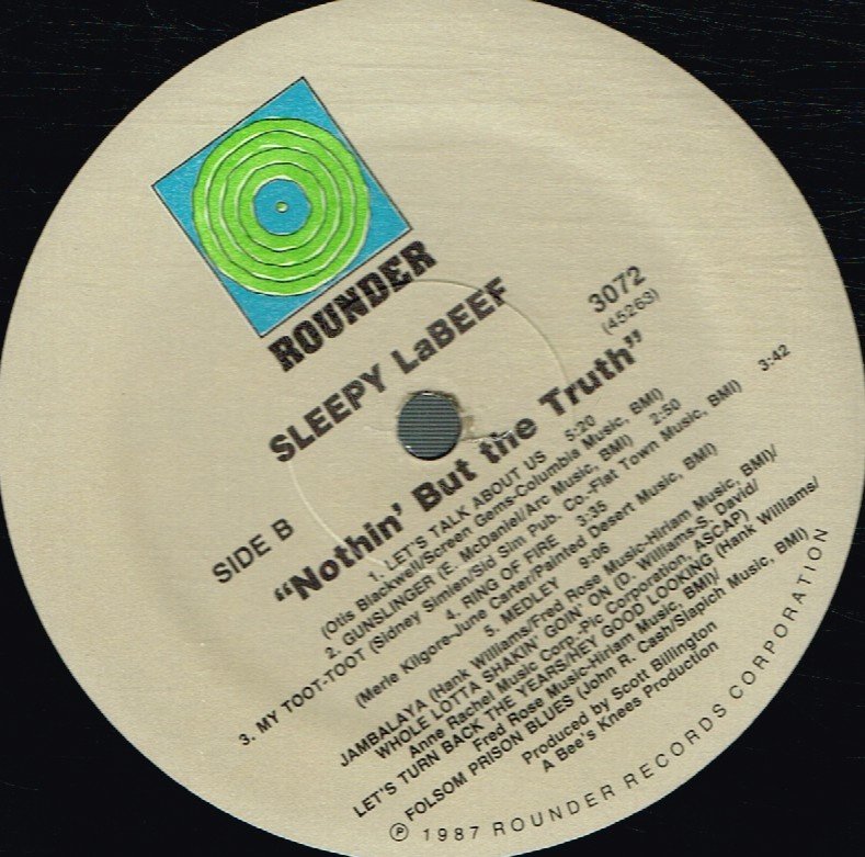 Sleepy La Beef - Nothin' But The Truth - Lp