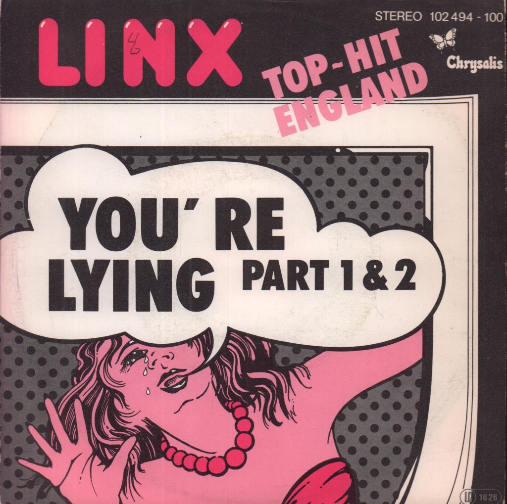 Linx - You're Lying - 7 Inch