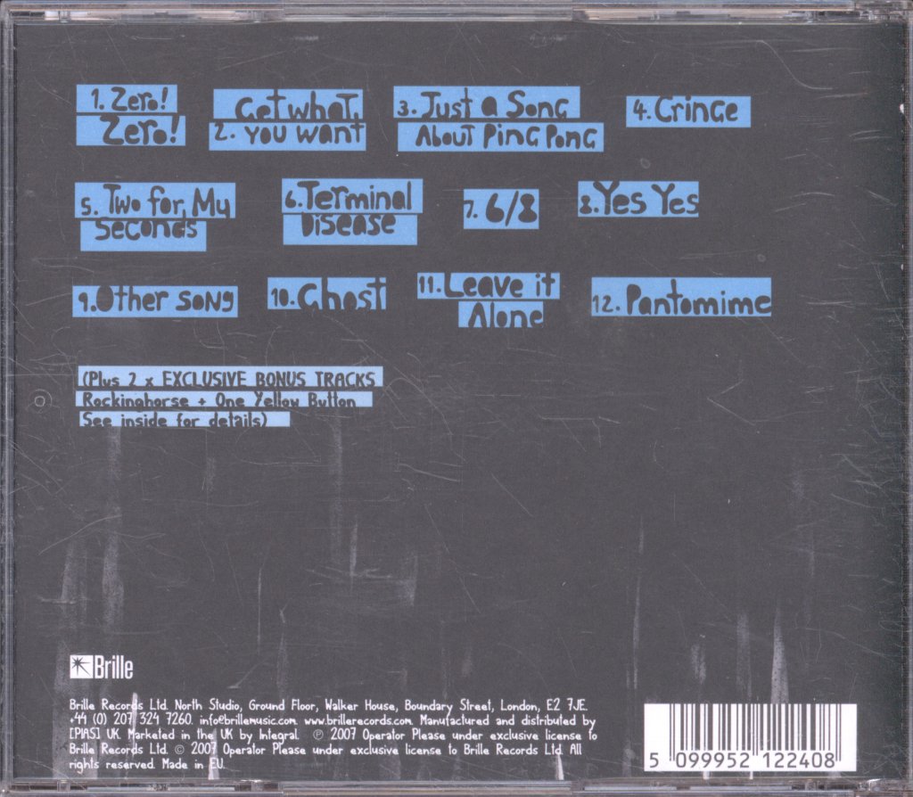 Operator Please - Yes Yes Vindictive - Cd