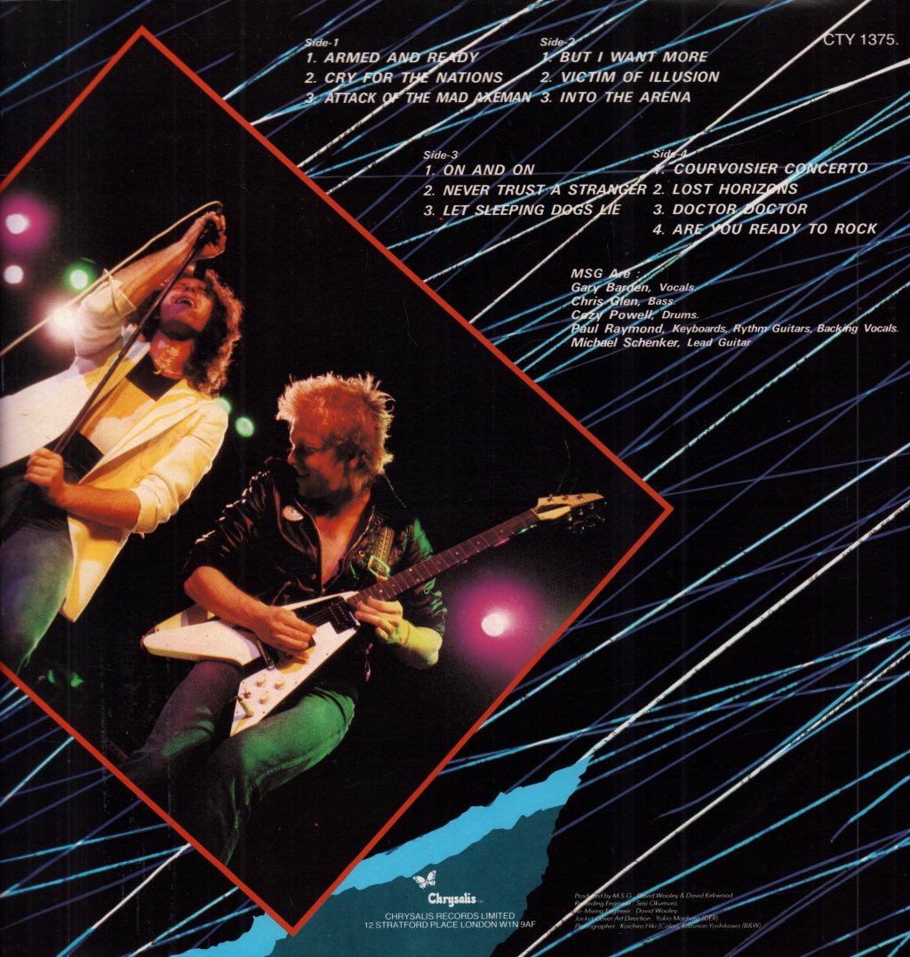 Michael Schenker Group - One Night At Budokan - Double Lp