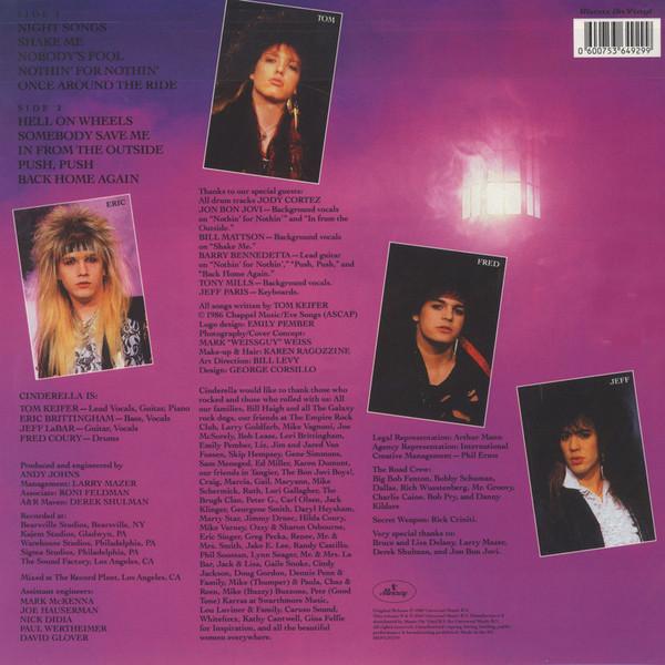 Cinderella - Night Songs - Lp