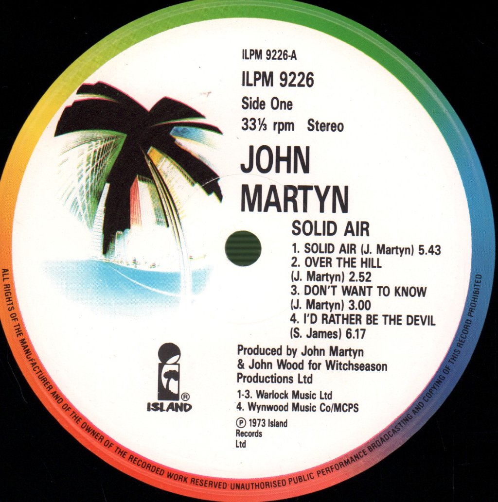 John Martyn - Solid Air - Lp