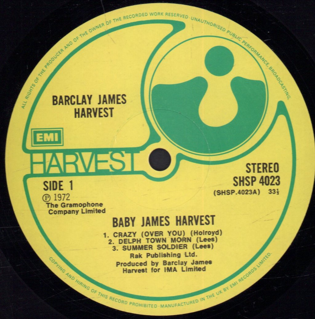 Barclay James Harvest - Baby James Harvest - Lp