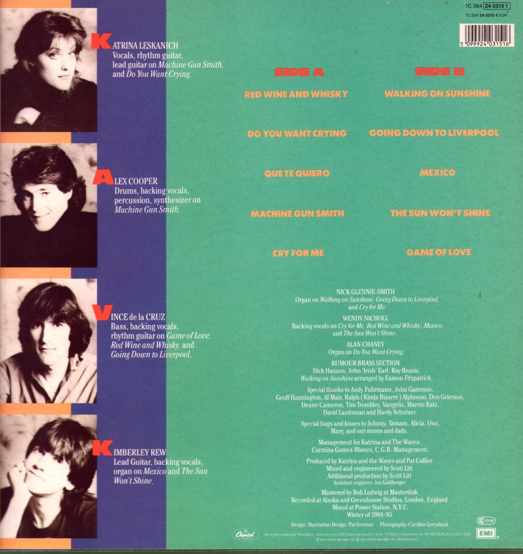 Katrina And The Waves - Katrina And The Waves - Lp