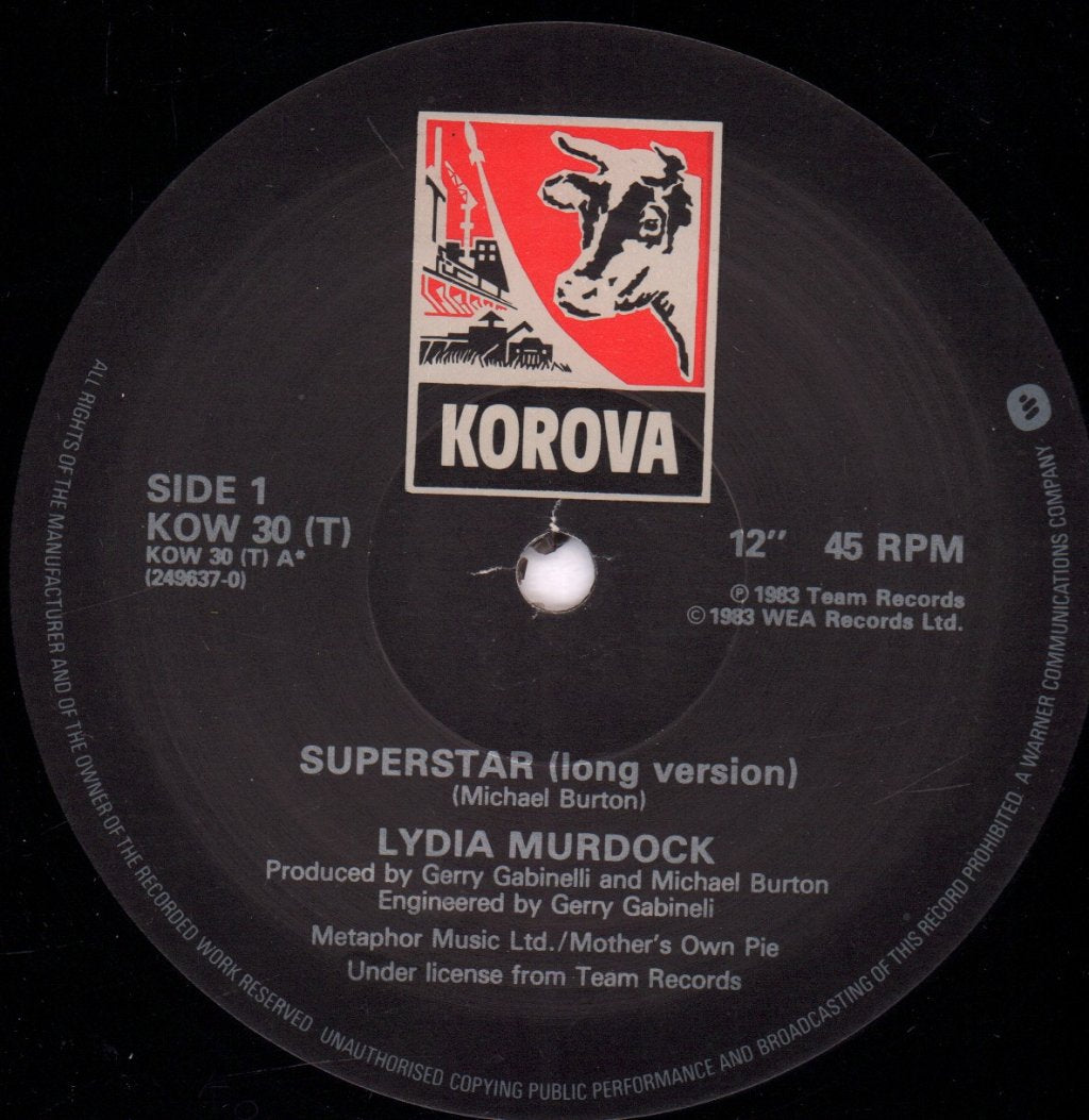 Lydia Murdock - Superstar - 12 Inch