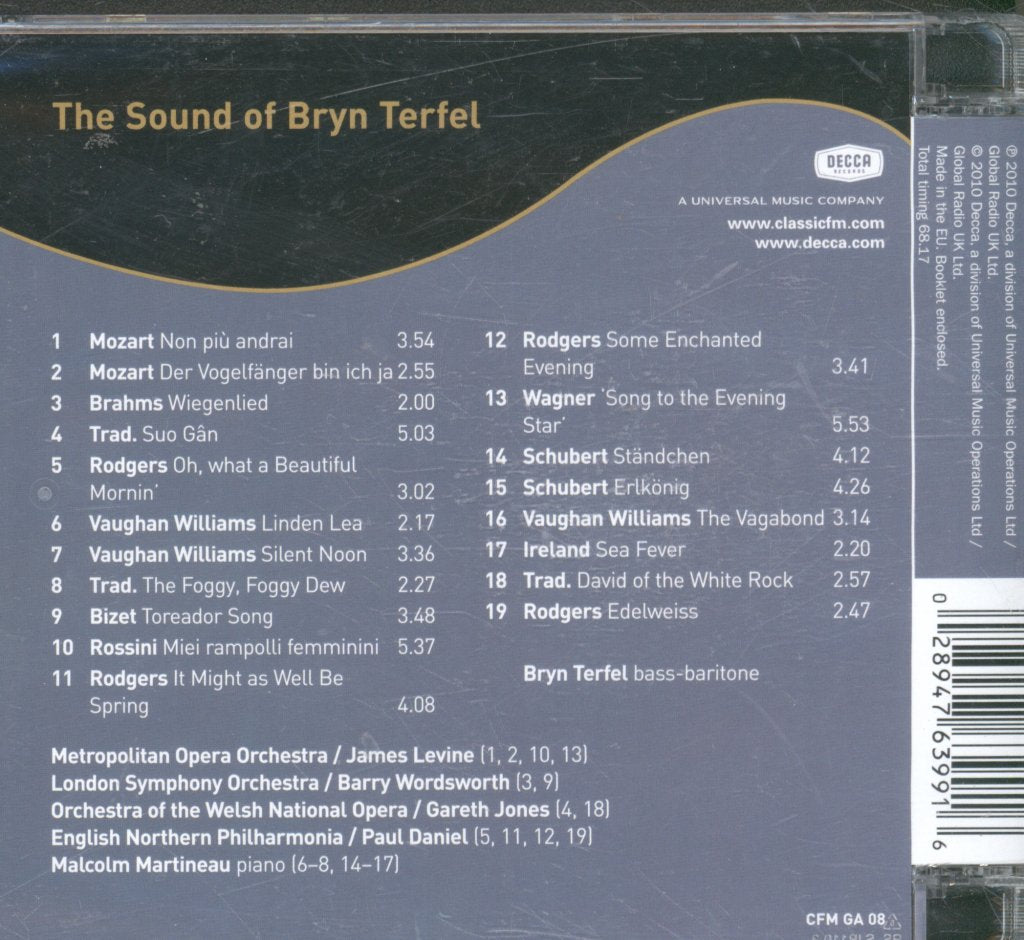 Bryn Terfel - Sound Of Bryn Terfel - Cd
