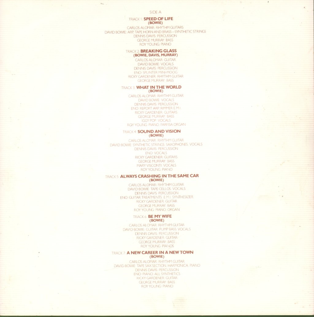 David Bowie - Low - Lp
