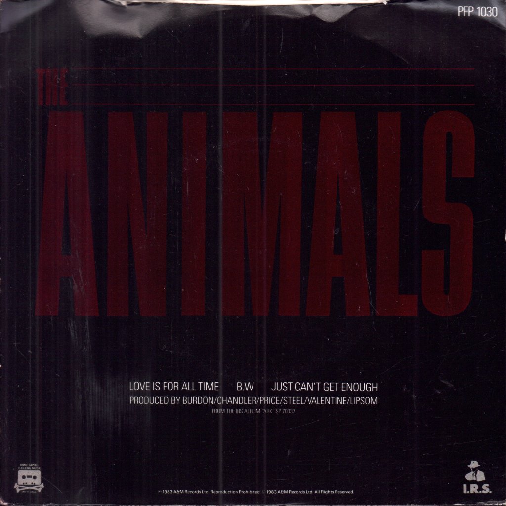 Animals - Love Is For All Time - 7 Inch