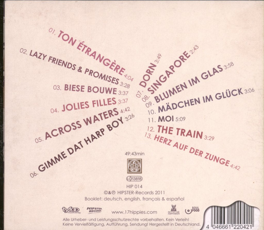 17 Hippies - Phantom Songs - Cd