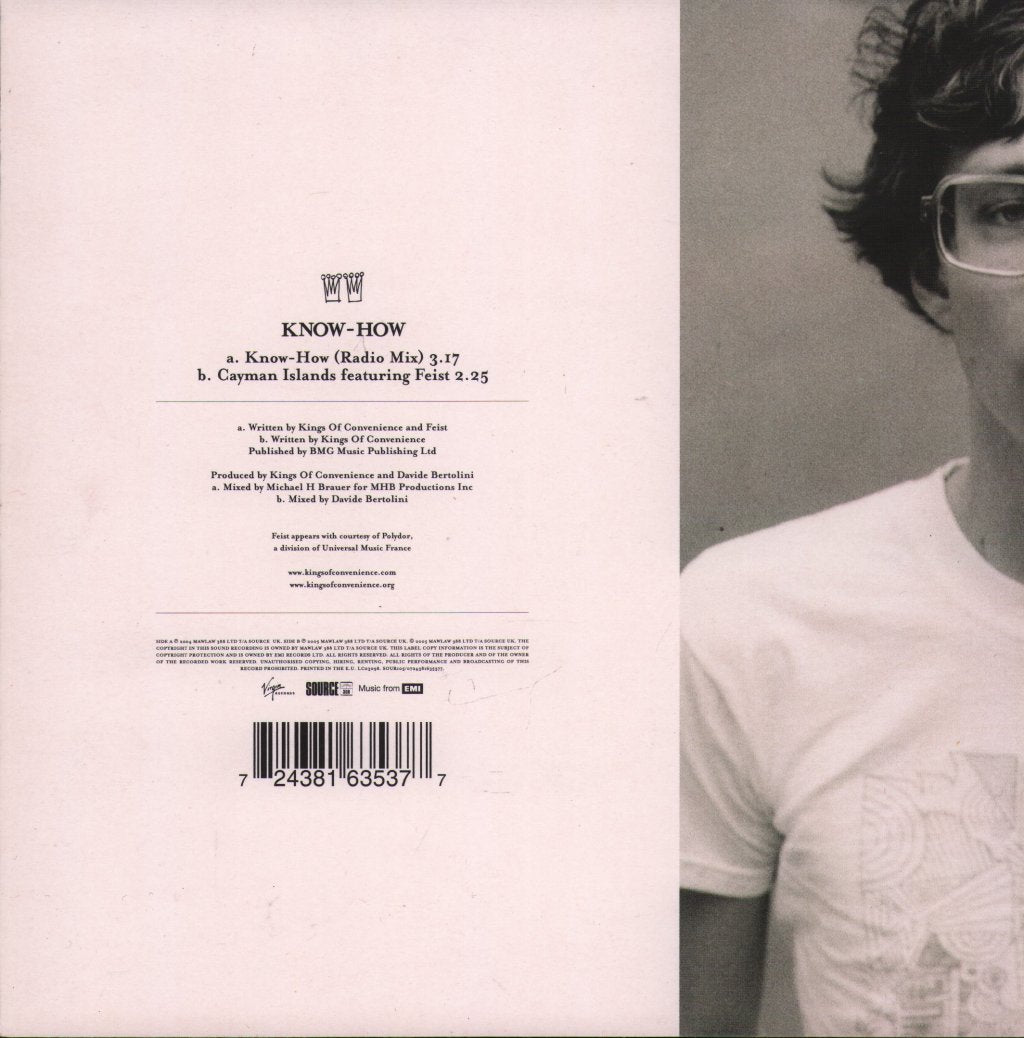 Kings Of Convenience Featuring Feist - Know-How - 7 Inch