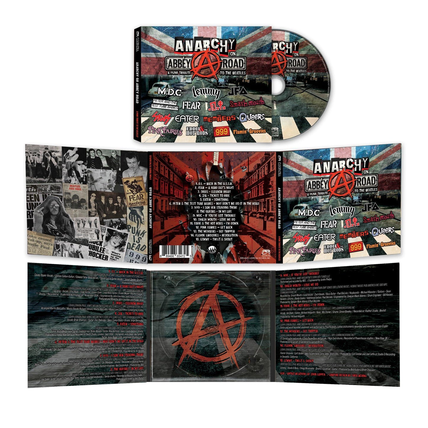 Various Artists - Anarchy On Abbey Road - A Punk Tribute To the Beatles - Cd