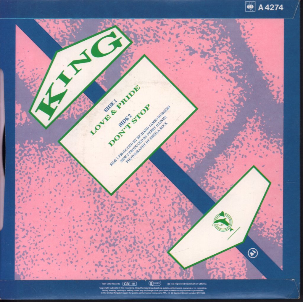 King (Paul) - Love And Pride - 7 Inch