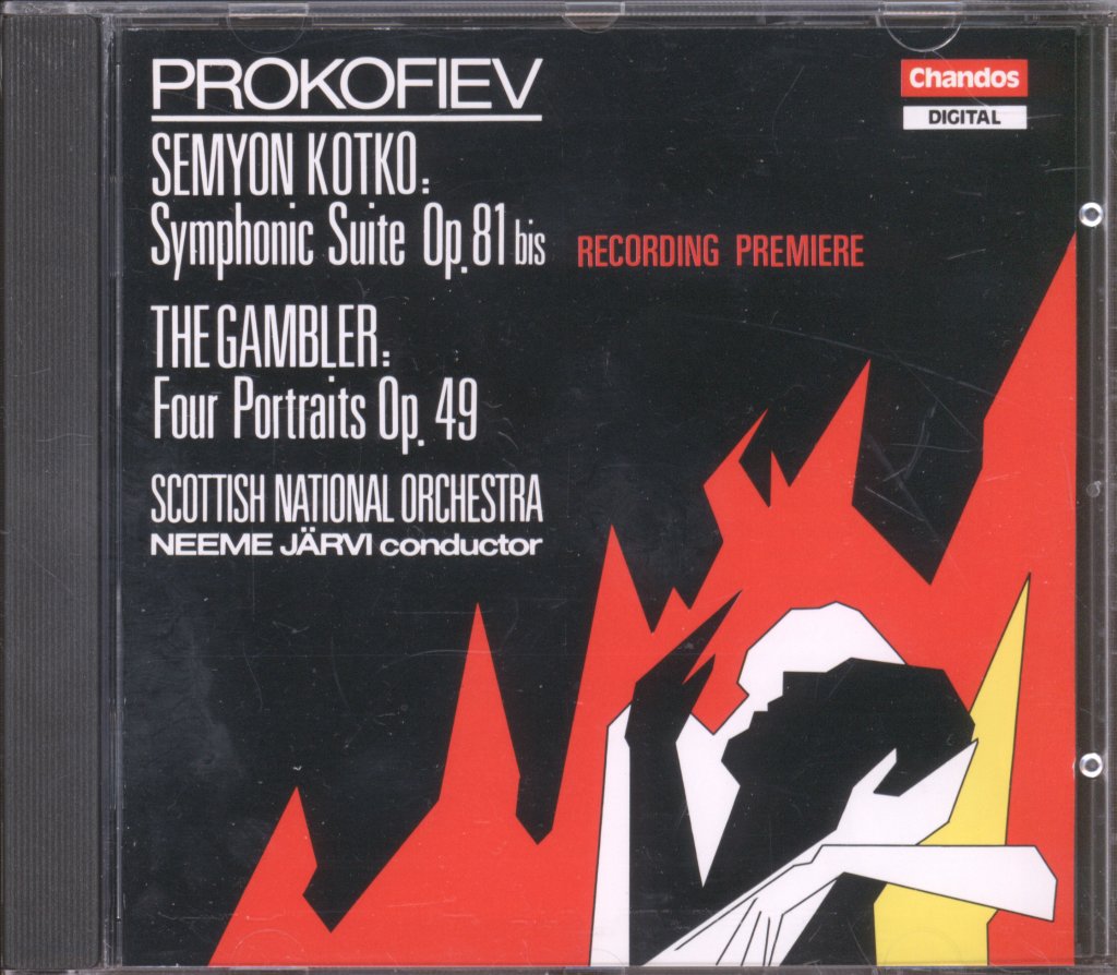 Scottish National Orchestra, Neeme Järvi - Prokofiev - Semyon Kotko: Symphonic Suite Op.81 Bis / The Gambler: Four Portraits Op.49 - Cd