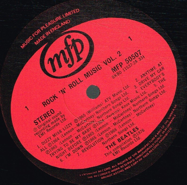 Beatles - Rock N Roll Music Vol 2 - Lp