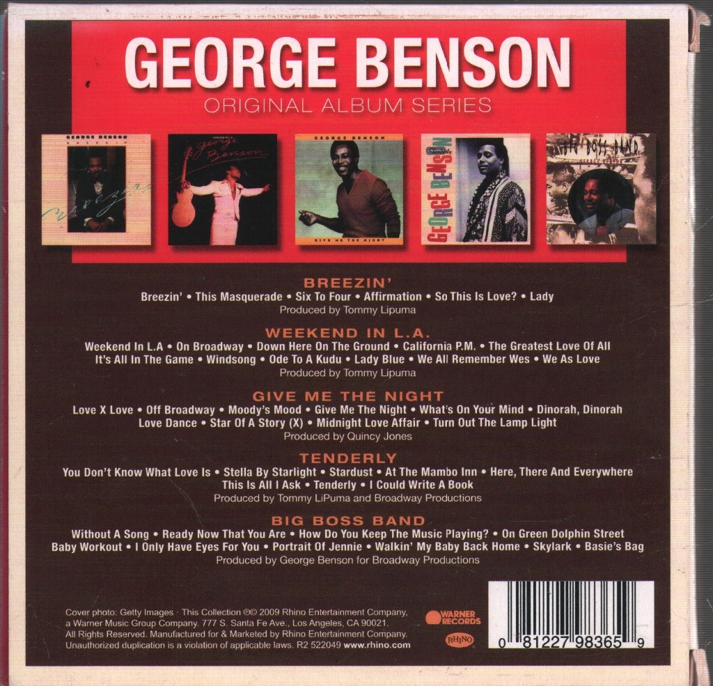 George Benson - Original Album Series - Cd Set