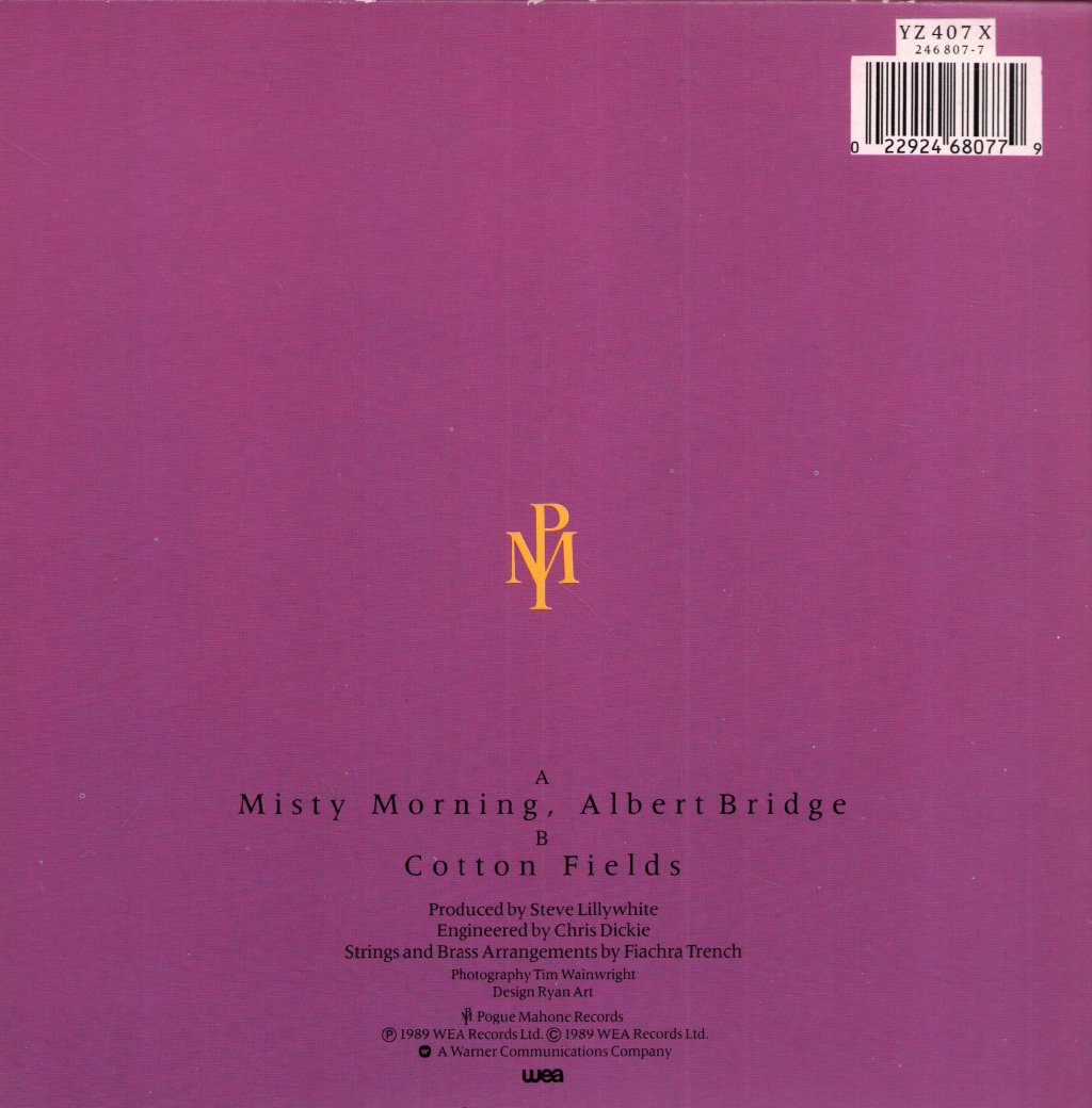 Pogues - Misty Morning, Albert Bridge - 7 Inch