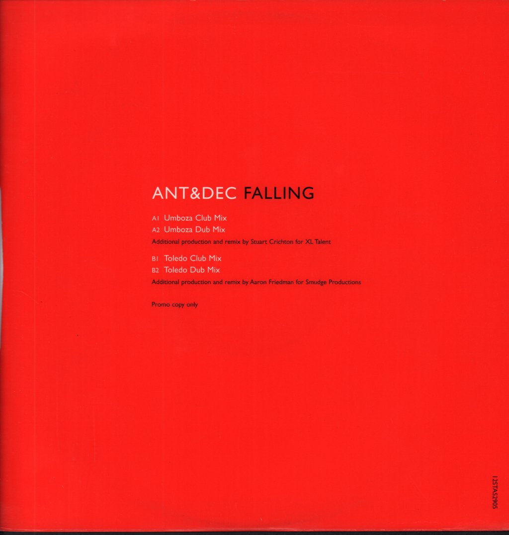 Ant And Dec - Falling - 12 Inch