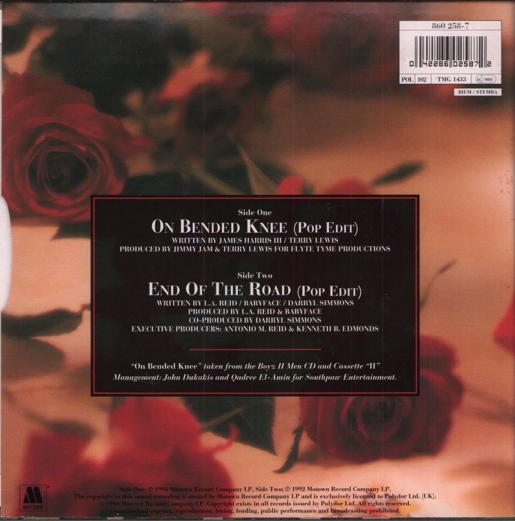 Boyz II Men - On Bended Knee - 7 Inch