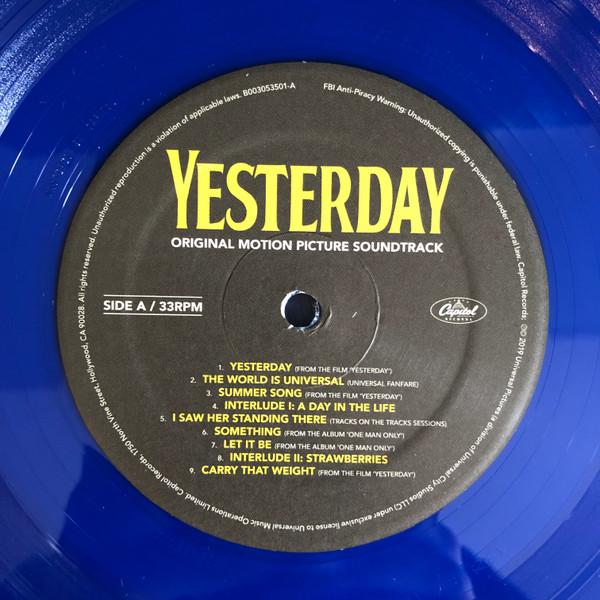 Various Artists - Yesterday (Original Motion Picture Soundtrack) - Double Lp