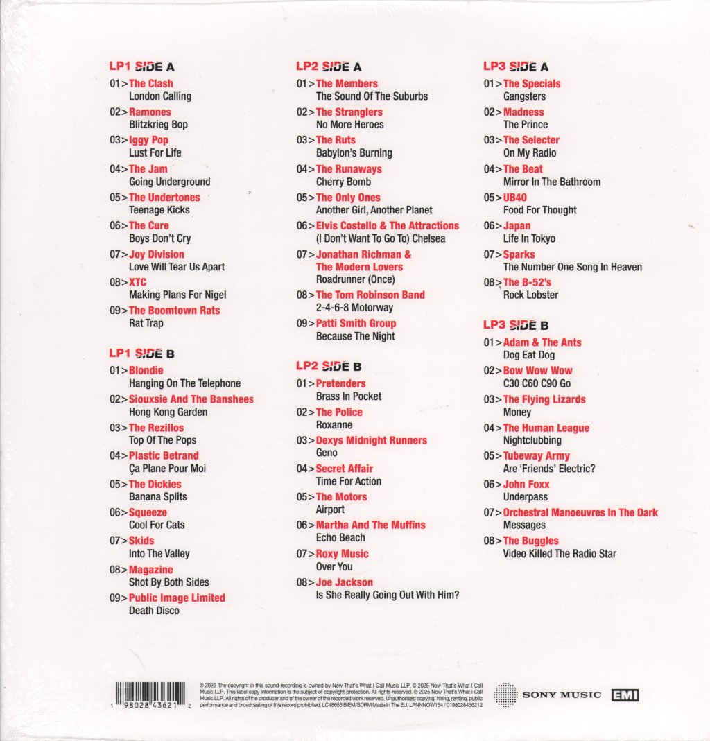 Various Artists - NOW That's What I Call An Era: The Sound of the Suburbs 1977 - 1980 - Triple Lp