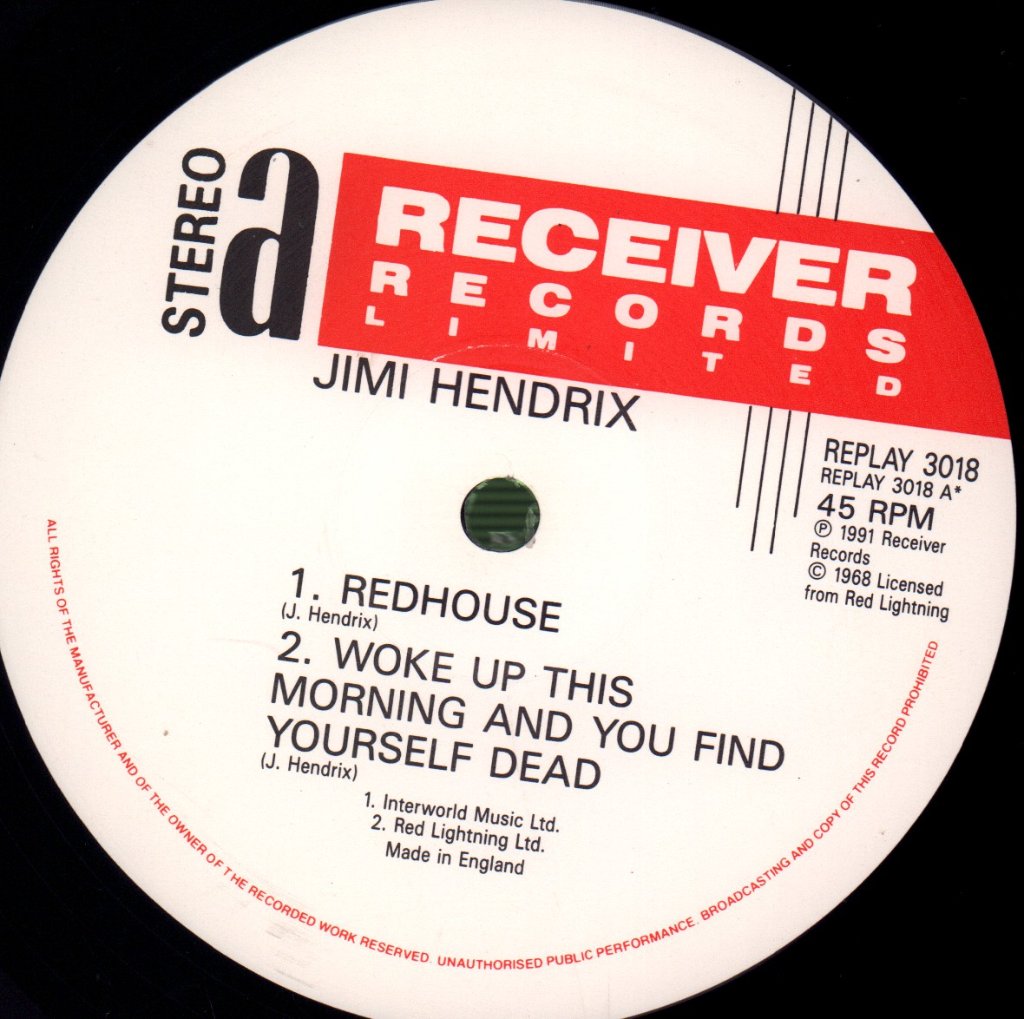 Jimi Hendrix - Early Years, Live - 12 Inch