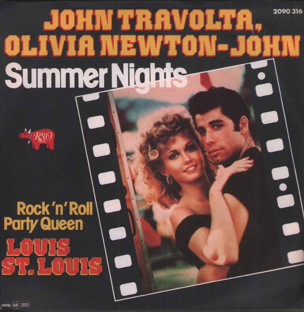John Travolta Olivia Newton John - Summer Nights - 7 Inch