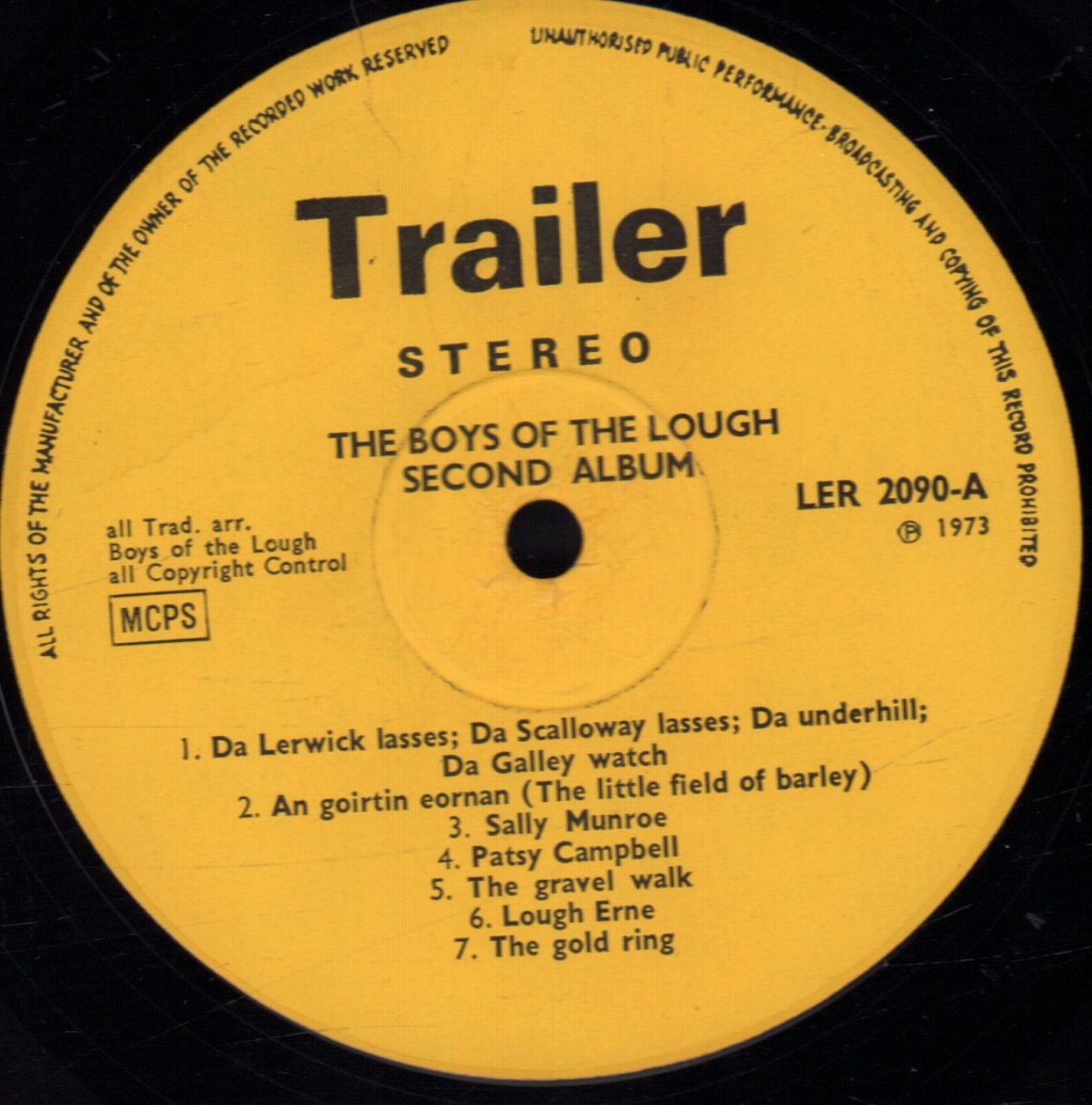 Boys Of The Lough - Second Album - Lp