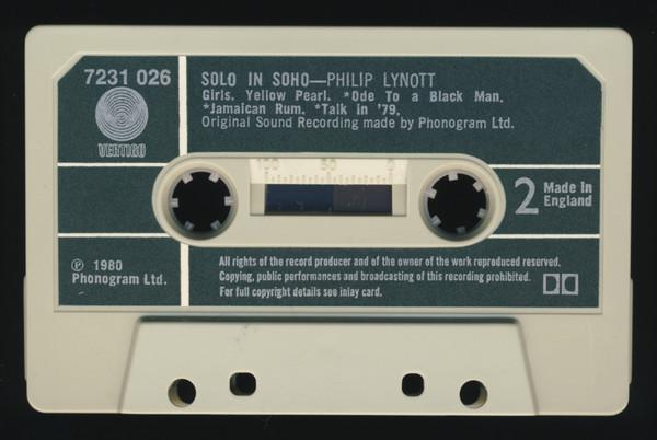 Phil Lynott - Solo In Soho - Cassette