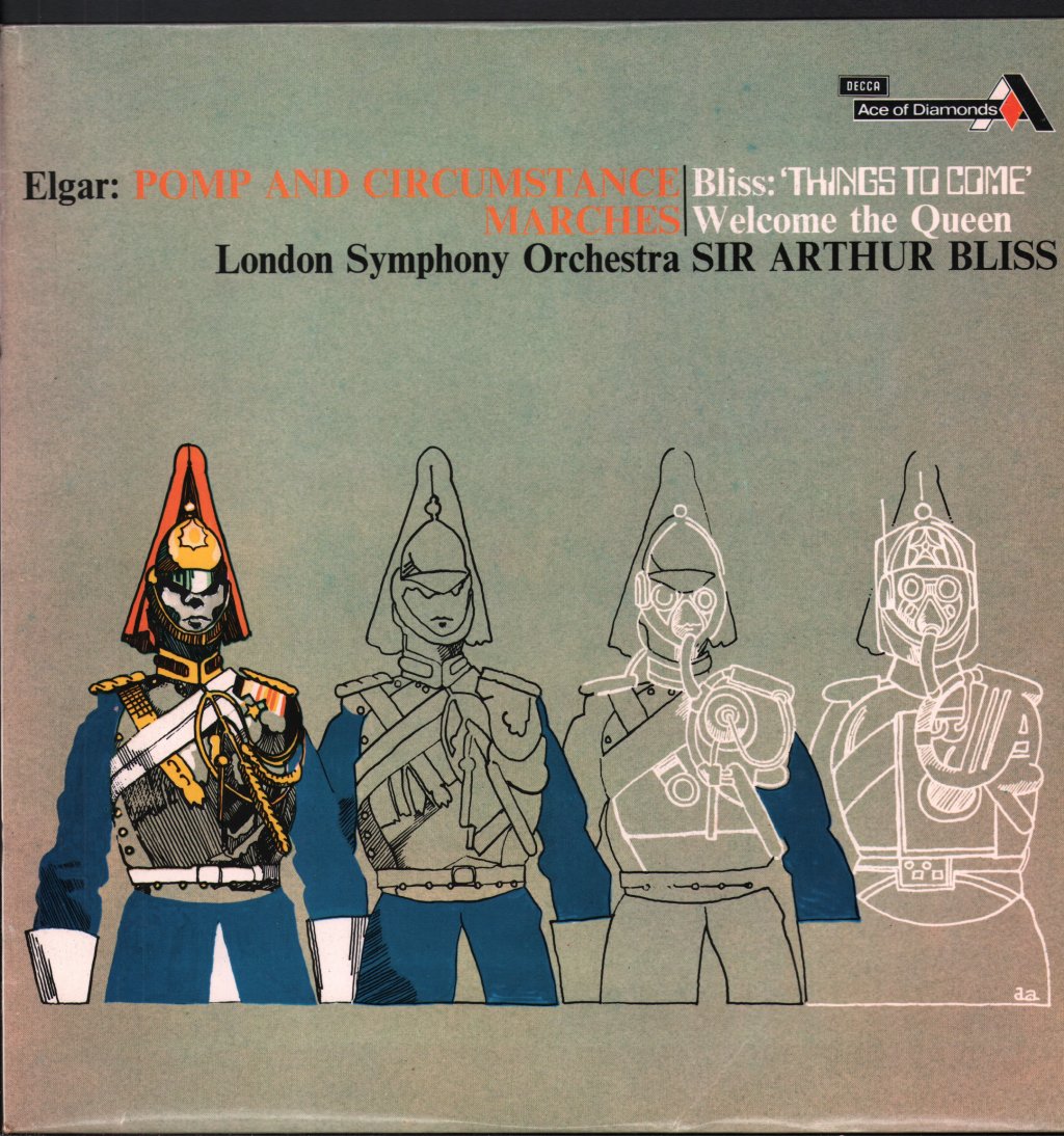 Sir Arthur Bliss / London Symphony Orchestra - Elgar Pomp And Circumstance / Bliss - Things To Come - Lp