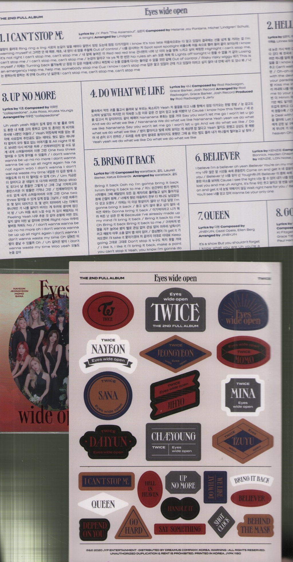 Twice - Eyes Wide Open - Cd Box Set