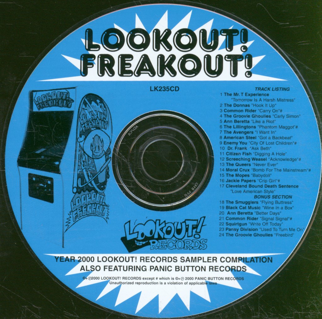 Various Artists - Lookout! Freakout - Cd